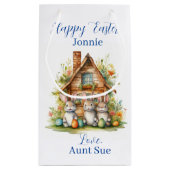 Petit Sac Cadeau 🐰 Enchanter Les Merveilles Du Lapin De Pâques (Dos)