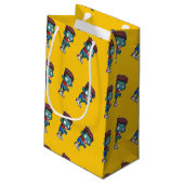 Petit Sac Cadeau Enfant zombie vert orange (Dos Angle)