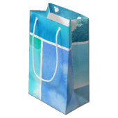 Petit Sac Cadeau Ensemble de l'abrégé sur 2 peints à la main (Devant Angle)