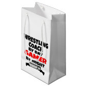 Petit Sac Cadeau Entraîneur de lutte gamer (Devant Angle)