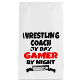 Petit Sac Cadeau Entraîneur de lutte gamer (Devant)