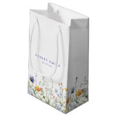 Petit Sac Cadeau Entreprise fleur sauvage (Dos Angle)