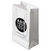 Petit Sac Cadeau Entreprise Personnalisée Ajouter Un Logo (Devant Angle)