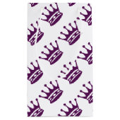 Petit Sac Cadeau Enveloppe de cadeau pourpre de couronne (Dos)