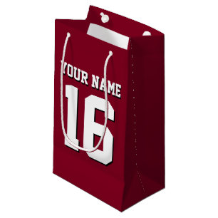 Petit Sac Cadeau Équipe cycliste Burgundy