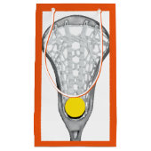 Petit Sac Cadeau Équipe de crosse de filles Orange (Devant)