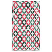 Petit Sac Cadeau Espace positif et négatif - Turquoise et rose (Dos)