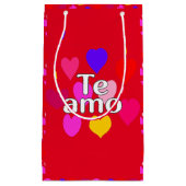 Petit Sac Cadeau Espagnol - Je vous aime (Devant)