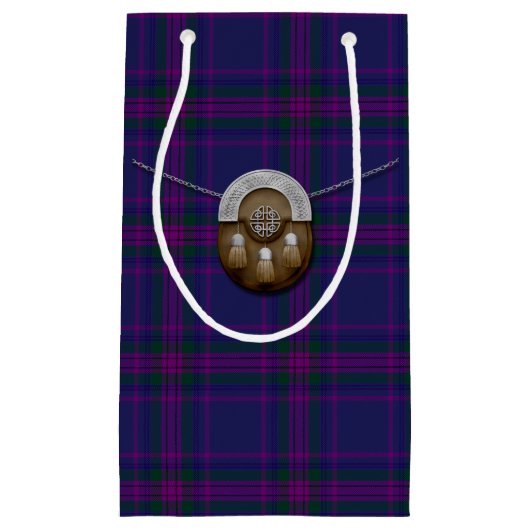 Petit Sac Cadeau Esprit de tartan et d'escarcelle de l'Ecosse (Devant)