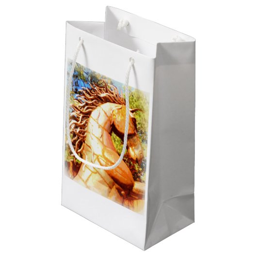 Petit Sac Cadeau étalon mustang (Dos Angle)