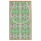 Petit Sac Cadeau Étiquette de parfum à fleurs à la française coloni (Dos)