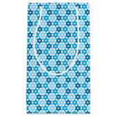 Petit Sac Cadeau Étoile Bleue De David (Devant)