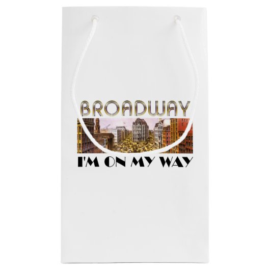 Petit Sac Cadeau Étoile de Broadway de PIÈCE EN T (Dos)