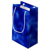 Petit Sac Cadeau Étoile de David Hanukkah bleu royal (Dos Angle)