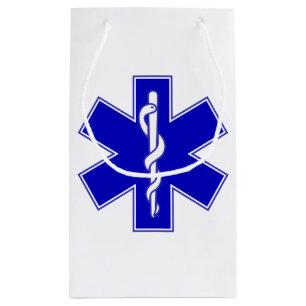 Petit Sac Cadeau Étoile de vie emblème médical d'urgence