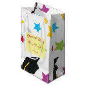 Petit Sac Cadeau Étoiles de fin d'études (Devant Angle)