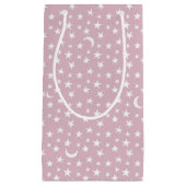 Petit Sac Cadeau Étoiles et Lune (Devant)