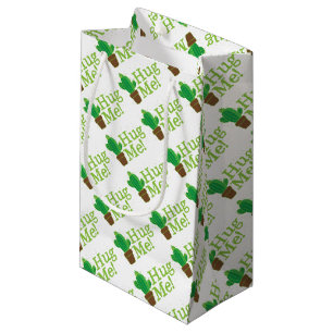 Petit Sac Cadeau étreignez-moi avec le cactus