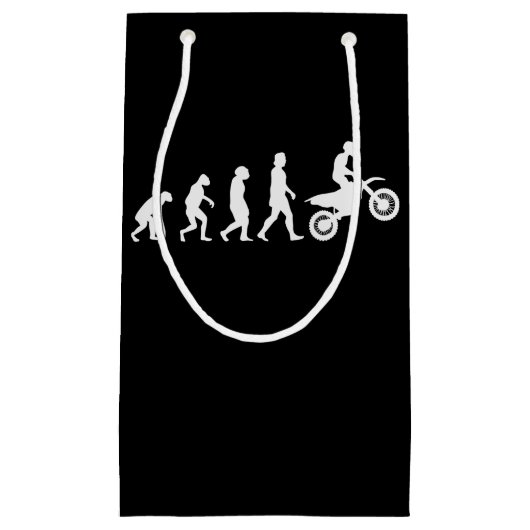 Petit Sac Cadeau Évolution de Motocross (Devant)