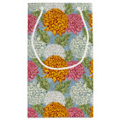 Petit Sac Cadeau Excellent motif avec des chrysanthèmes (Dos)