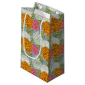 Petit Sac Cadeau Excellent motif avec des chrysanthèmes (Devant Angle)