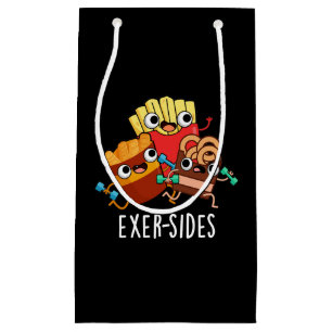 Petit Sac Cadeau Exer-side Funny Exercice Pun Dark BG