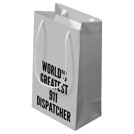 Petit Sac Cadeau Expéditeur 911 le plus grand du monde (Dos Angle)