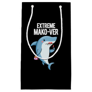Petit Sac Cadeau Extreme Mako ver Funny Mako requin jeu de tir noir