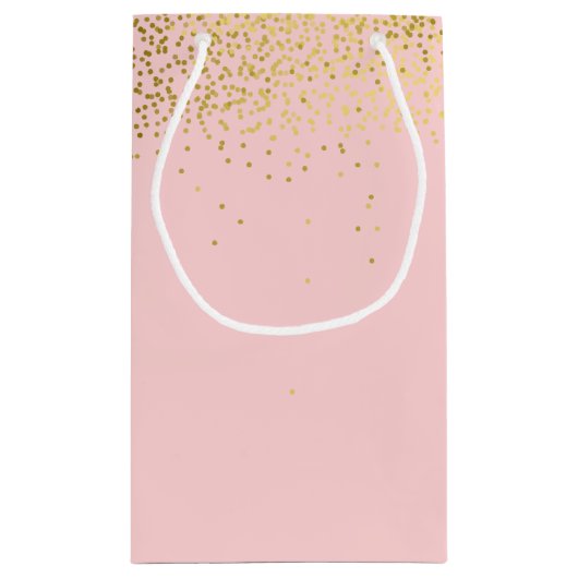 Petit Sac Cadeau Eyelashes avec Parties scintillant or (Dos)