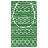 Petit Sac Cadeau Fairisle Noël Motif (Dos)