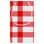 Petit Sac Cadeau Faisceaux de buffles rouges et blancs (Dos)