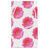 Petit Sac Cadeau Faisée de gerbera rose (Dos)