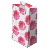 Petit Sac Cadeau Faisée de gerbera rose (Dos Angle)