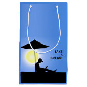 Petit Sac Cadeau "Faites une pause !" (Devant)