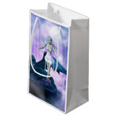 Petit Sac Cadeau Fée du dragon de glace (Dos Angle)