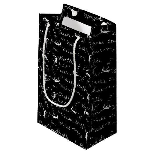 Petit Sac Cadeau Fées d'art au travail (Devant Angle)