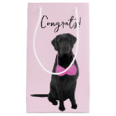 Petit Sac Cadeau Félicitations Chien Pour Le Cancer Du Sein Surviva (Devant)