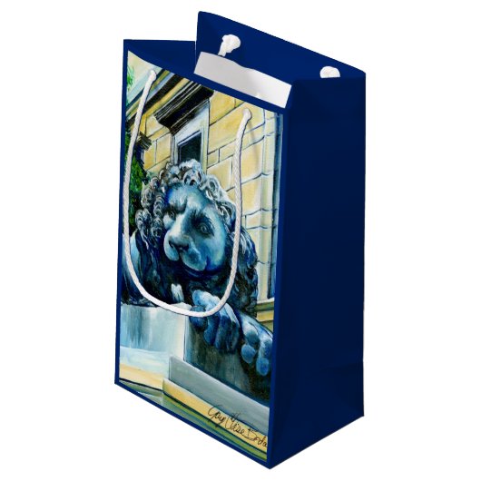 Petit Sac Cadeau Féline stémonée (Dos Angle)