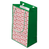 Petit Sac Cadeau Feliz Navidad Red Chile Pepper (Dos Angle)