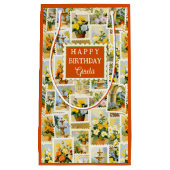 Petit Sac Cadeau Festive Italian Pattern Small (Devant)