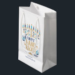 Petit Sac Cadeau Festive Menorah Hanoukka<br><div class="desc">Design Festif de Menorah Hanoukka.</div>