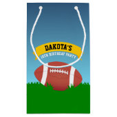 Petit Sac Cadeau Fête d'anniversaire de football (Dos)