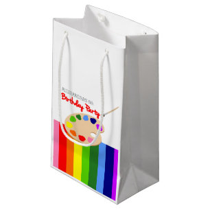 Petit Sac Cadeau Fête d'anniversaire de peinture de palette