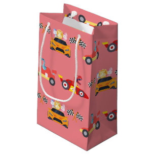 Petit Sac Cadeau Fête d'anniversaire garçon enfant voiture de cours