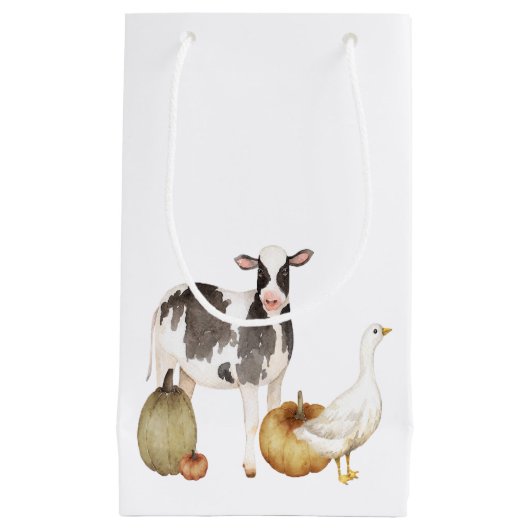 Petit Sac Cadeau Fête de la ferme d'automne (Devant)