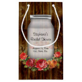 Petit Sac Cadeau Fête de la mariée de guirlande de fleur de pot de (Dos)