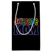 Petit Sac Cadeau Fête de la mère de maman aux couleurs époustouflan (Dos)