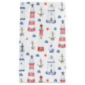 Petit Sac Cadeau fête de la plage du phare carrelé (Devant)