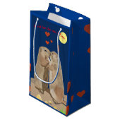 Petit Sac Cadeau Fête de la Saint-Valentin (Devant Angle)