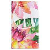 Petit Sac Cadeau Fête de l'mariée| Merci d'aquarelle tropicale (Dos)